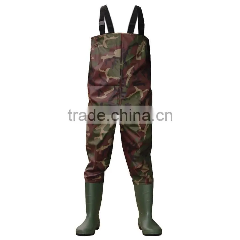 pvc nylon fishing chest wader