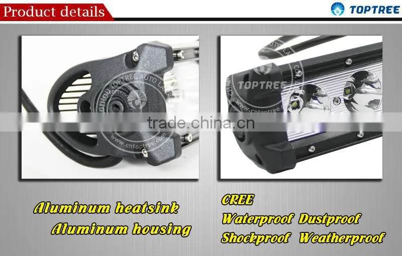 hotsale 50inch 288w spot flood combo beam curved led bar 50 inch