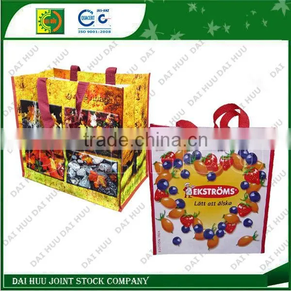 High quality grocery PP woven bag for shopping