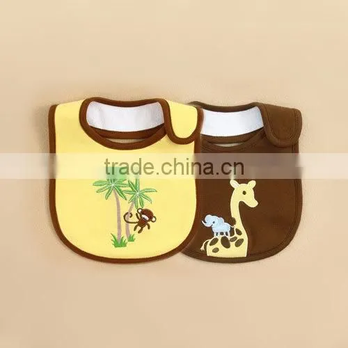 Factory Supply Children Products Directly Wholesale momandbab Baby Bibs Embroidery
