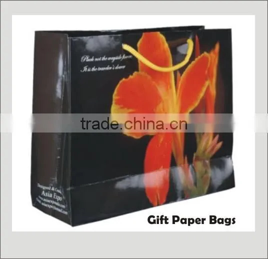 Indian Gift Paper Bags / Paper Bags with rope handles