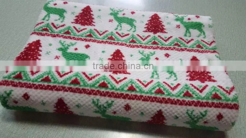 super soft printed jacquard coral fleece blanket