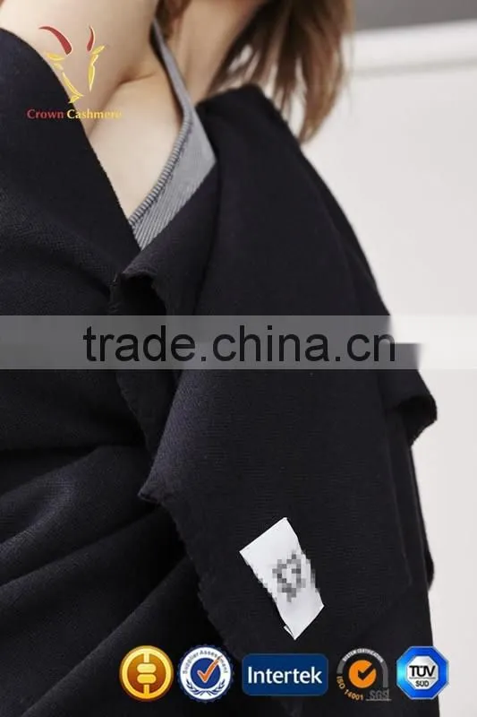 Fashionable New Design Women Pashmina Shawl Wrap Shawl Collar Cardigan