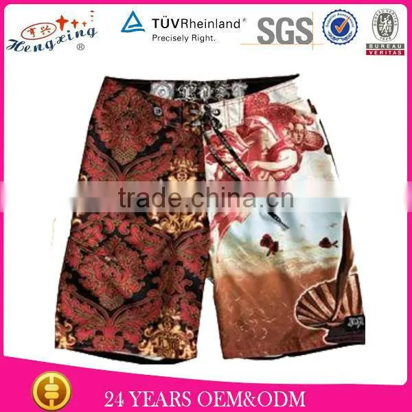 100% Cotton Fashion Hot Sale Printed Cheap Wholesale Shorts For Men