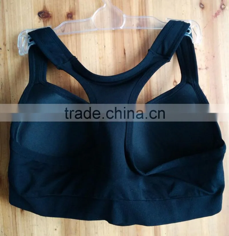 seamless hot sexy women racer back sports bra