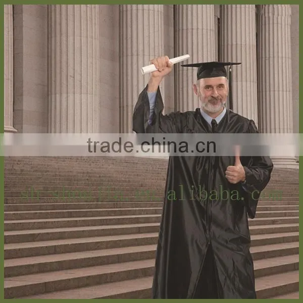 black graduation gowns, graduation robes, phd dotorate gowns