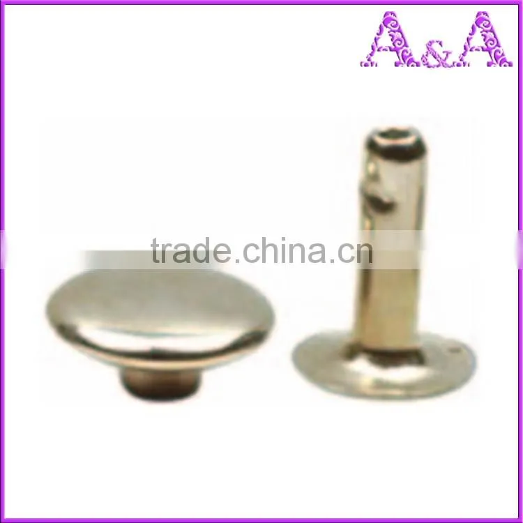 Iron mushroom rivet for garments