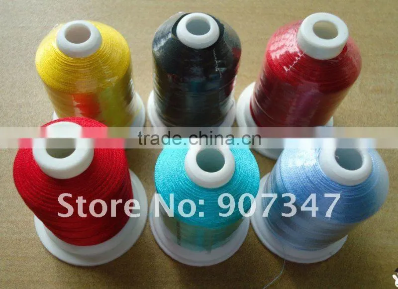 Rayon or viscose space rayon embroidery thread with good quality
