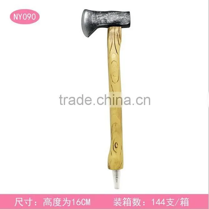New fashion axe design resin feature ballpoint pen