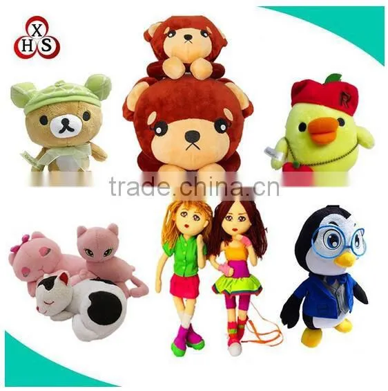 2016 wholesale funny plush stuffed emoji keychain