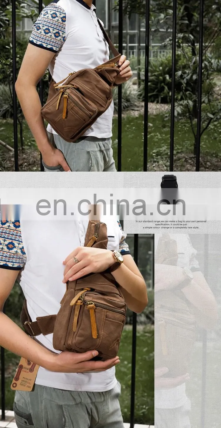 JL Bag17009 2017 Canvas Bag European Style Bag Man bag Single Shoulder Bag