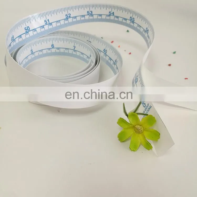 Factory price cheap custom adhesive label 1 meter international ruler adhesive sticker
