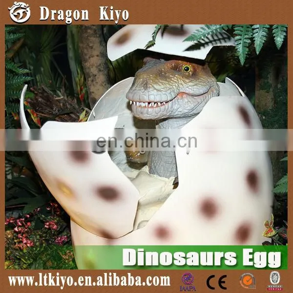 2016 growing realistic FRP dinosaur egg for park