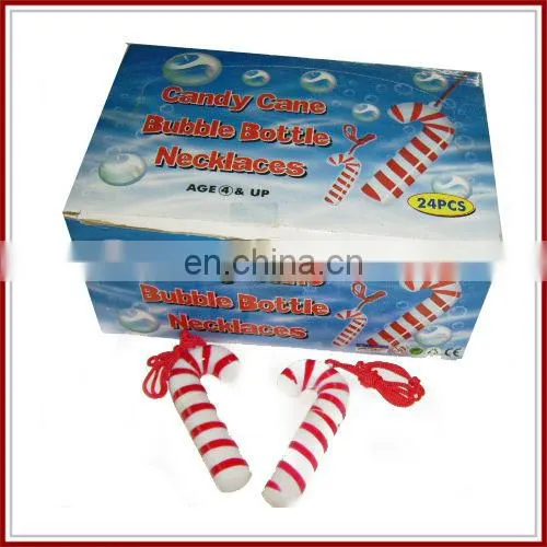 Cross shape necklace bubble water bottle toys