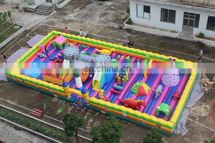 Large fun city amusement parks castillos hinchables inflables china