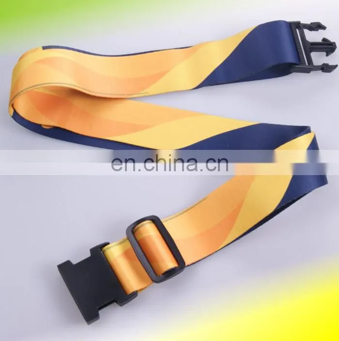 Factory supply polyester travel luggage belt strap lanyard