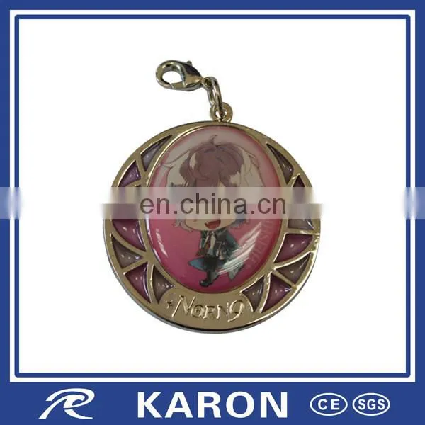 personalized promotional keyring with custom logo