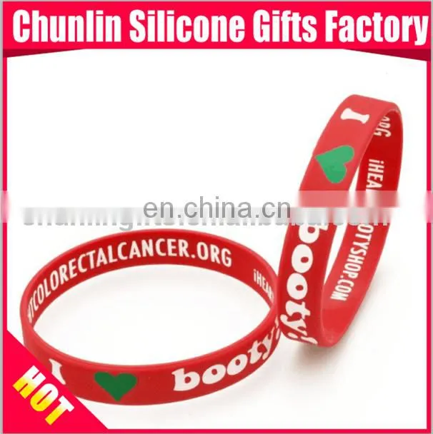 Diabetic silicone medical alert bracelet