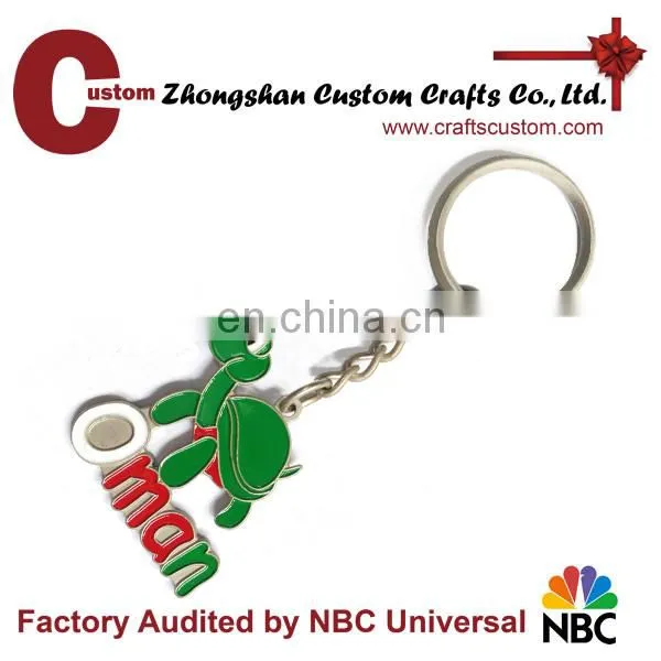 2016 High Quality Moon kiss souvenir metal keychain as gifts