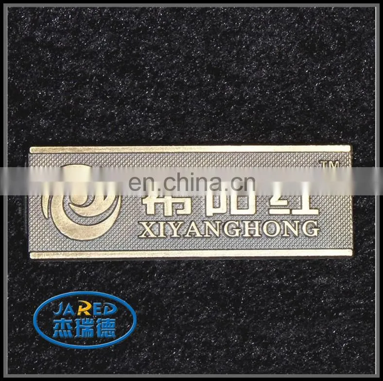 zhejiang Custom cheap metal zinc alloy badge/label for sale