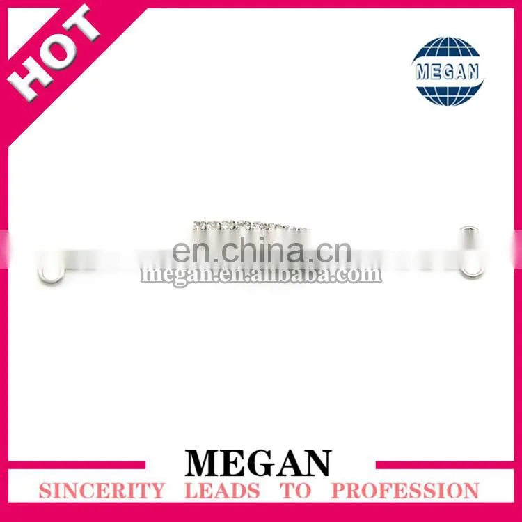 Guangzhou factory rhinestone jewelry connectors for swimwear or headband