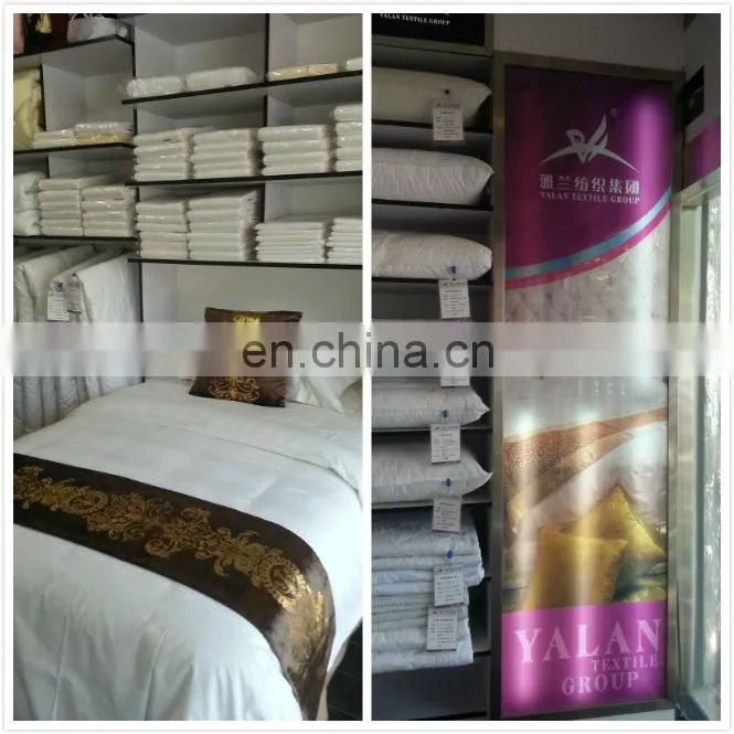 Hotel bedding sett/bedding sheet/ white cotton jacqaurd bedding set