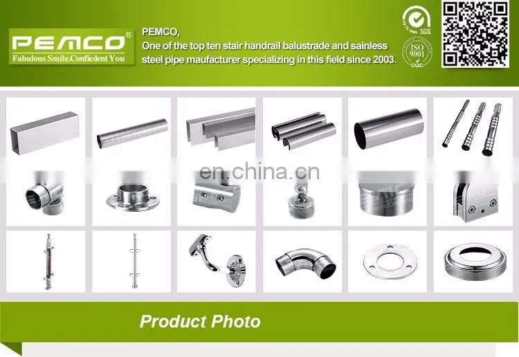 Stock of Iron balcony railings designs for glass easy fixing