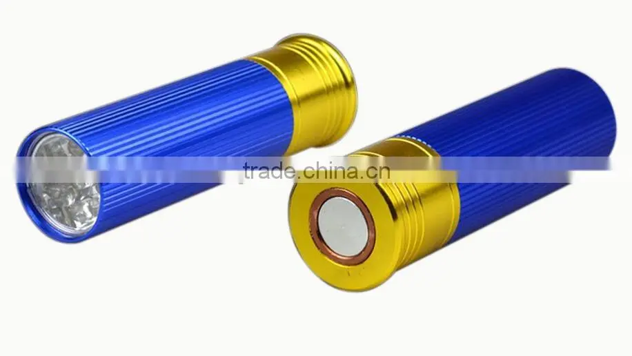 Dual color best 9 led torch flashlight