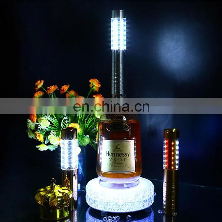 bar club restaurant shinning Hot Sale Barware LED Strobe Baton Champagne Bottle Sparklers
