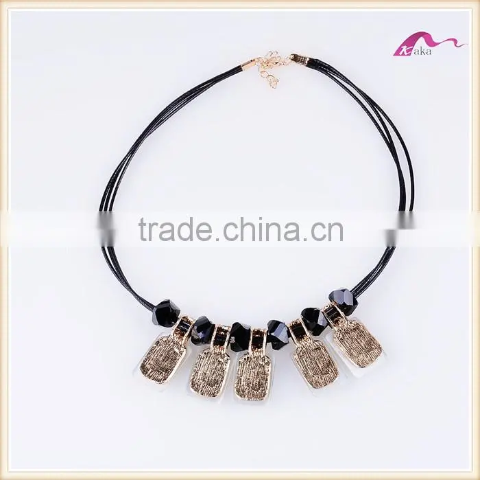 Fashion Luxury Crystal Jewelry Heavy Choker Women Statement Necklace