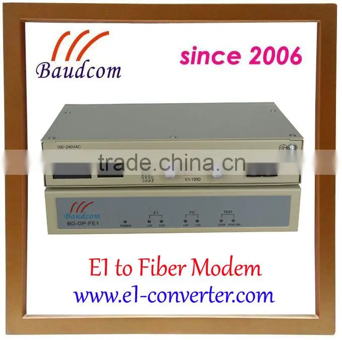 model E1 Fiber Modem