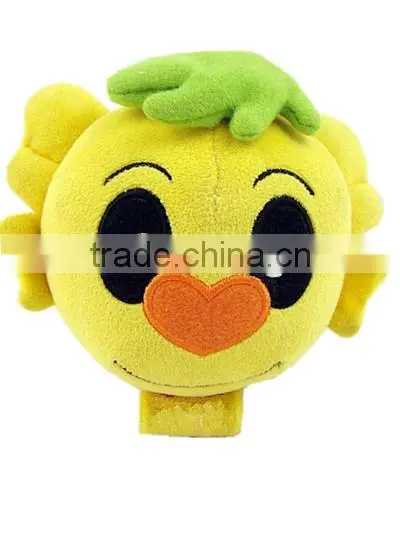Cute plush baby rattle toy