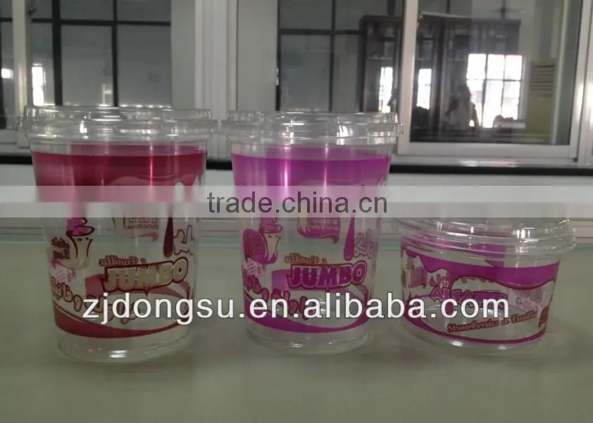 round 8oz disposable bowl, plastic deli cup,plastic food container,restaurant plastic round container