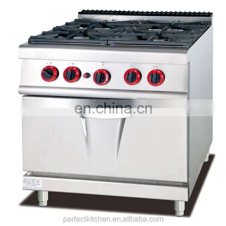 Stainless Steel Combination Cooking Ranges Industrial kitchen equipment