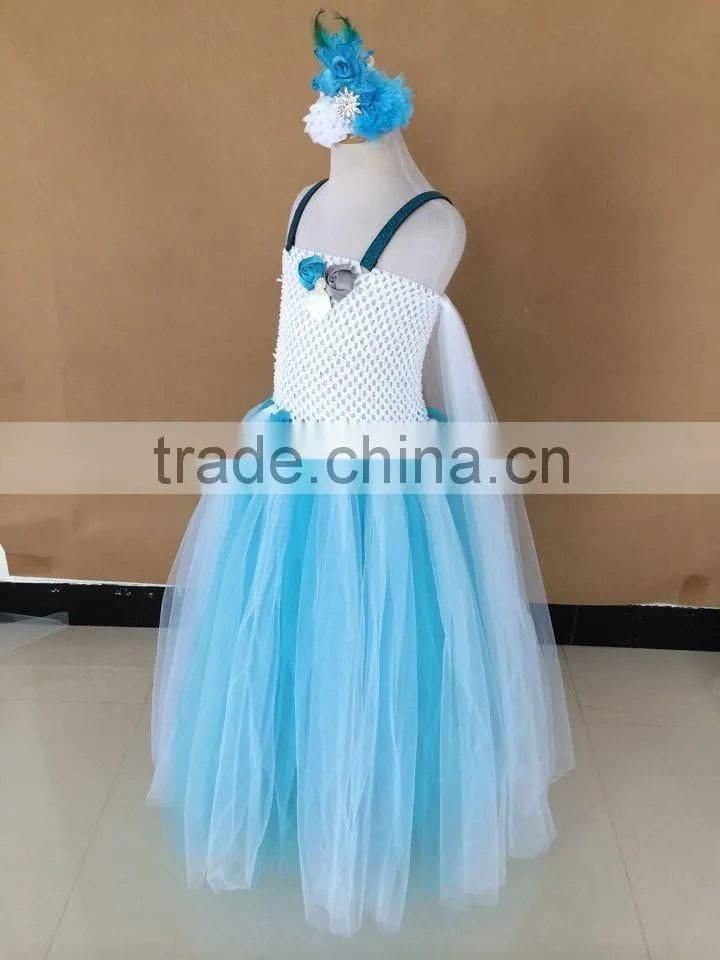 Wholesale elsa dress cosplay costume in frozen
