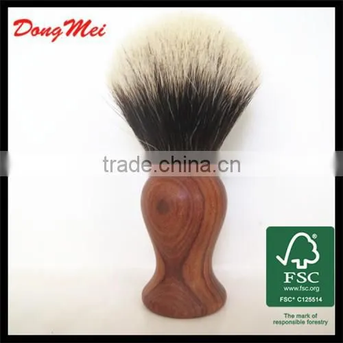 Sandalwood handle synthetic hair shaving brush