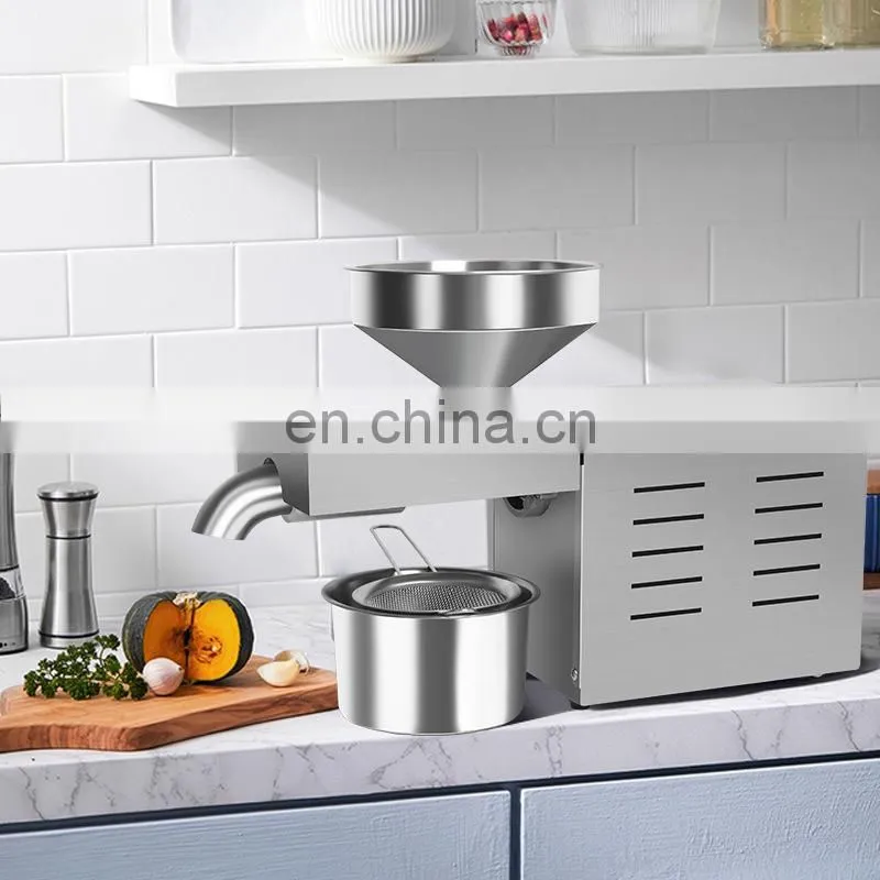 New Design Low Price Peanut Oil Press Machine Kitchen Nut Seeds Oil Expeller Oil Press Extractor