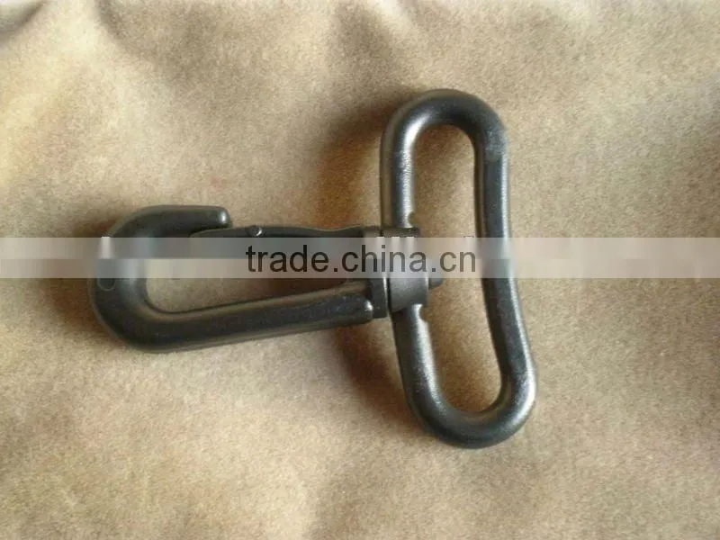 Plastic swivel bolt snap for handbag