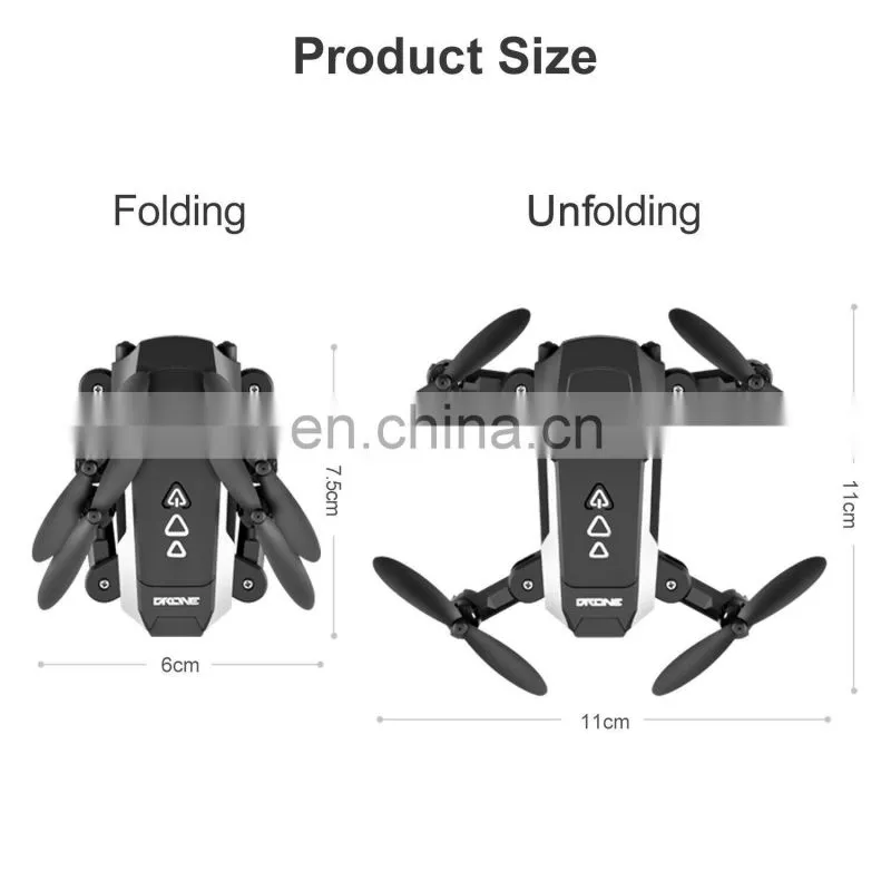 New arrive HD Camera WiFi Live Video and GPS Auto Portable KK8 Mini Rc Drone