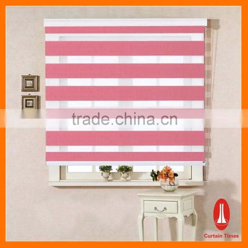 2016 wholesale factory drape window / zebra blind / horizontal roller blind