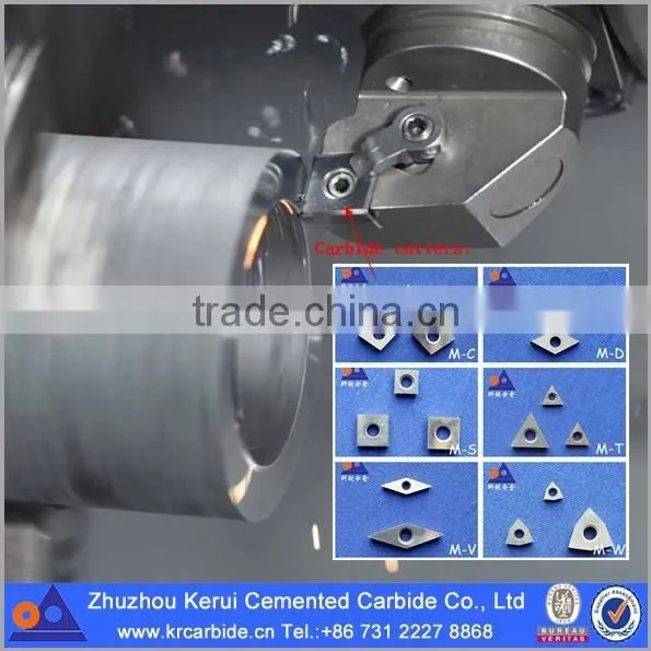 ZhuZhou factory of Solid machinery industrial parts tools tungsten carbide inserts