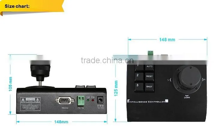3D Mini keyboard controller CCTV Camera joystick