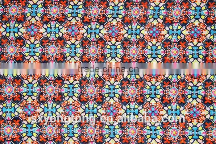 beautiful design polyester woven printed chiffon for woman's garment