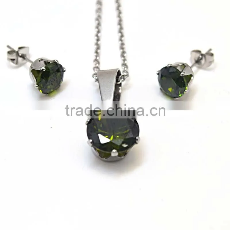 Jewelry Trends 2016 Diamond Earrings Jewelry Stainless Steel Jewerly Set