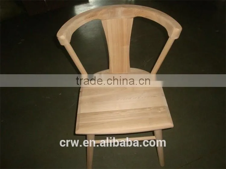 RCH-0728 Scandinavian Ash Wood Armrest Dining Chair