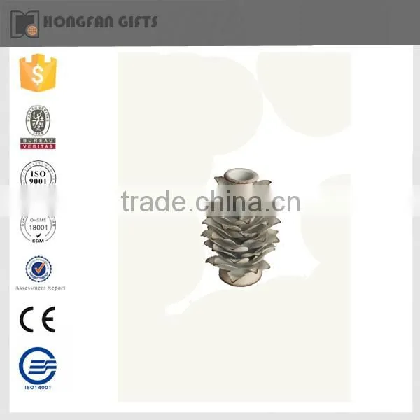 2016 fashion white iron christmas tree candle