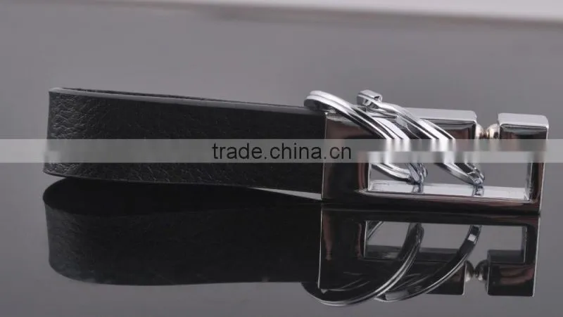 The new high-end men's waist buckle bead elastic buckle business gifts Keychain