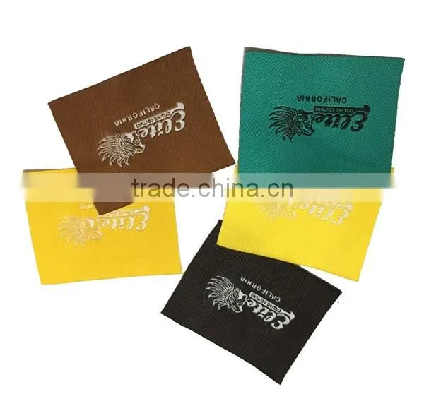 wholesale woven label ,high quality woven label, high density garment woven label