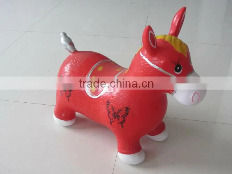 Jumping Animal Toy Horse With Pump