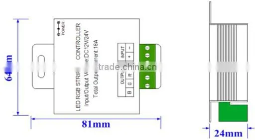 LED Glass touch panel dimmer light switch